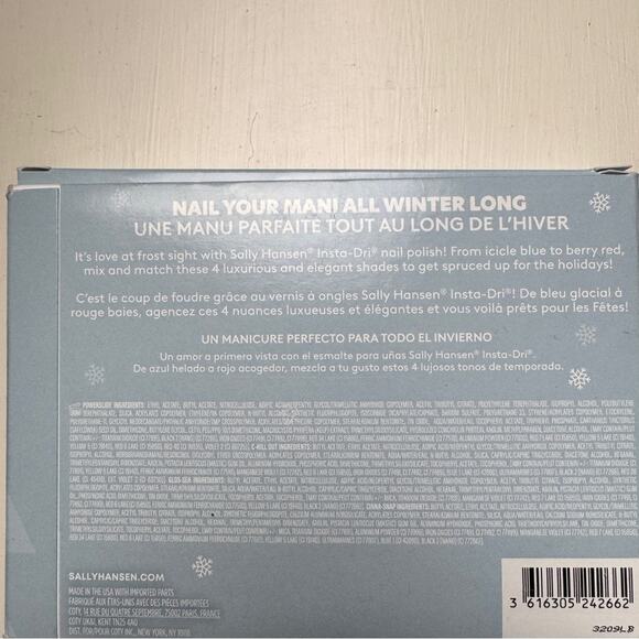 Sally Hansen Ski Son Multipack Four Nail Polishes Seasonal Winter Colors Kit NWT - Picture 6 of 8